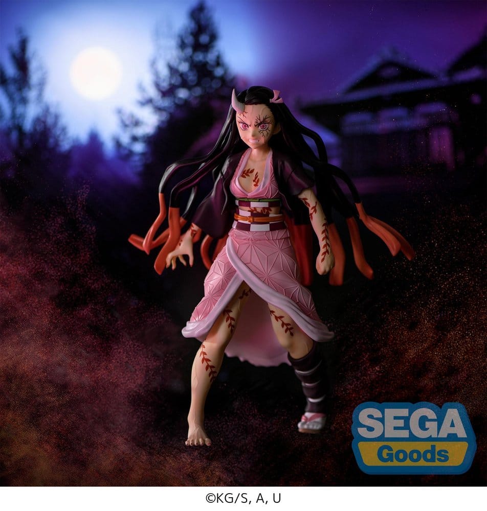 PRE ORDINE - Demon Slayer: Kimetsu no Yaiba FIGURIZMa PVC Figure Nezuko Kamado Demon Form Advancing Ver. (Rerelease) 21 cm