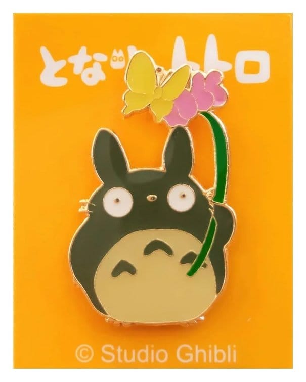 PRE ORDINE - My Neighbor Totoro Pin Totoro With Flower