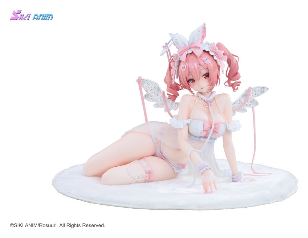 PRE ORDINE - Original Character PVC Figure 1/4 White Rabbit Rosu Angel Ver. Illustrated by Rosuuri 23 cm