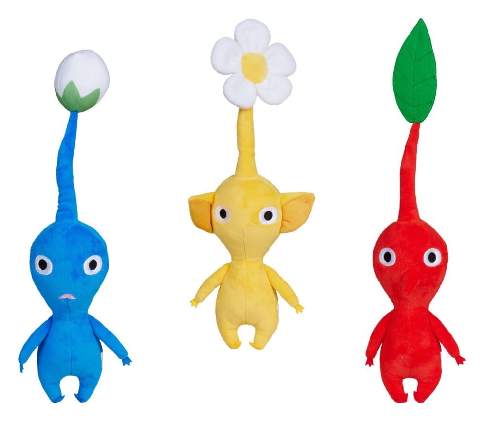 PRE ORDINE - Nintendo Pikmin Plush Figures Assortment (3) 20 cm