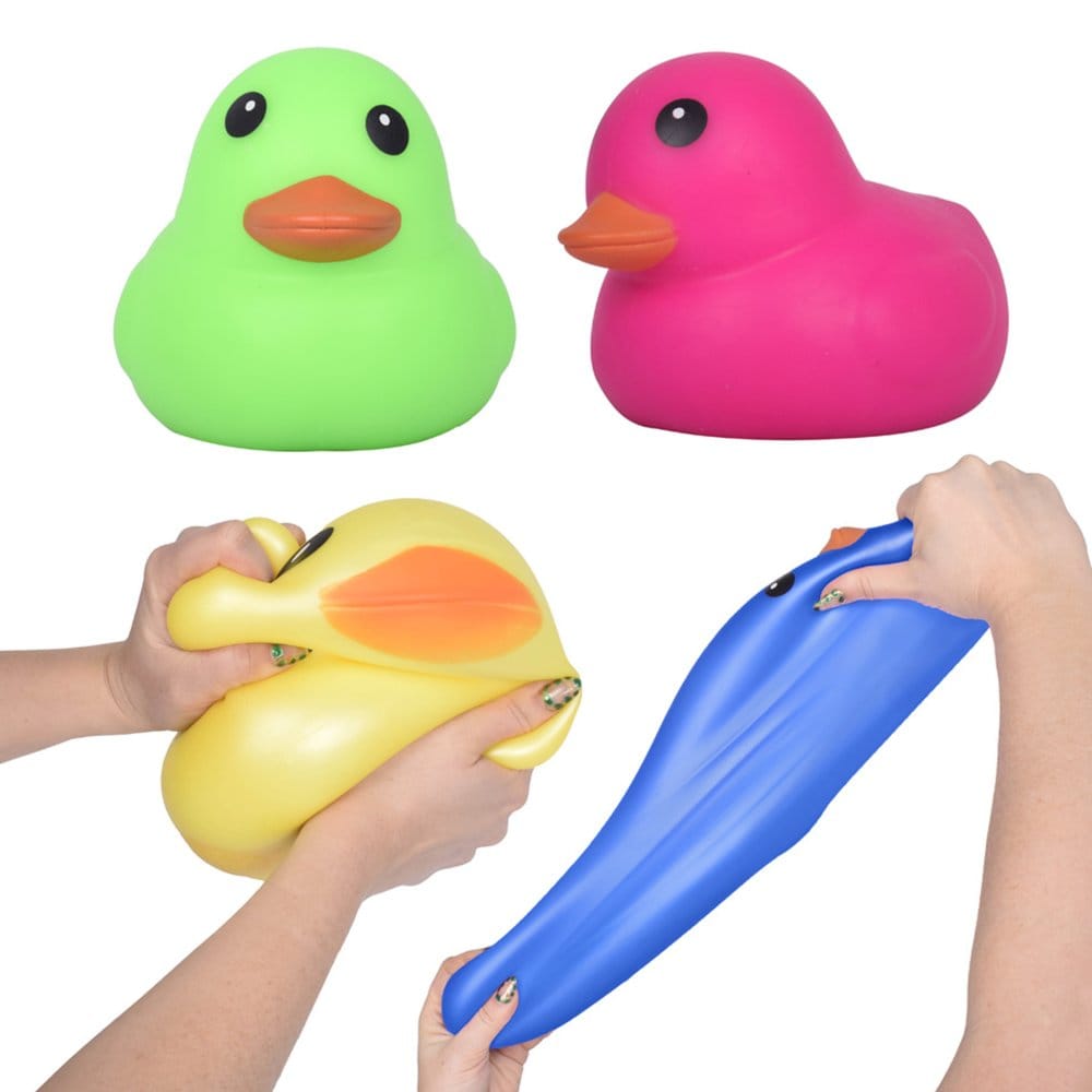 PRE ORDINE - Squishy Stretch figures Duck 4-pack Assortment 15 cm Display (4)
