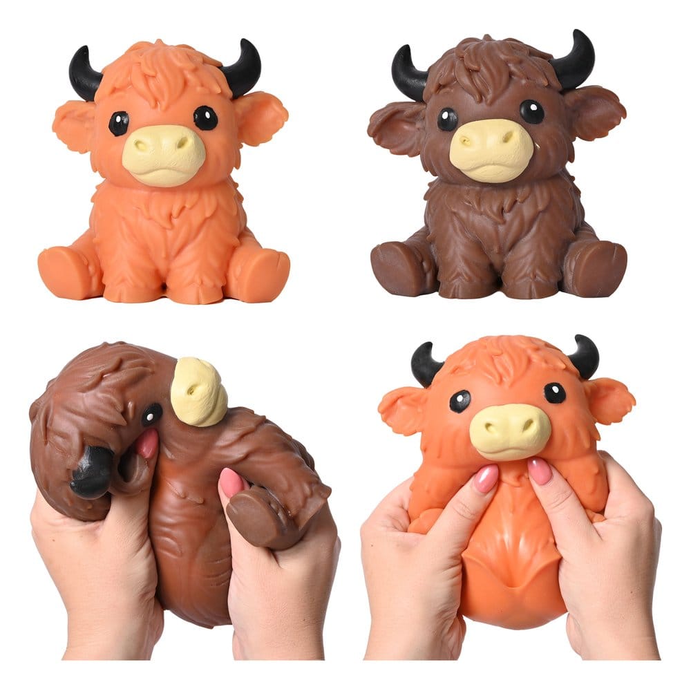 PRE ORDINE - Squishy Stretch figure Highland Bull 14 cm Display (6)