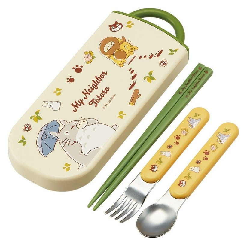 PRE ORDINE - My Neighbor Totoro Chopsticks Spoon Fork Set Totoro & Catbus