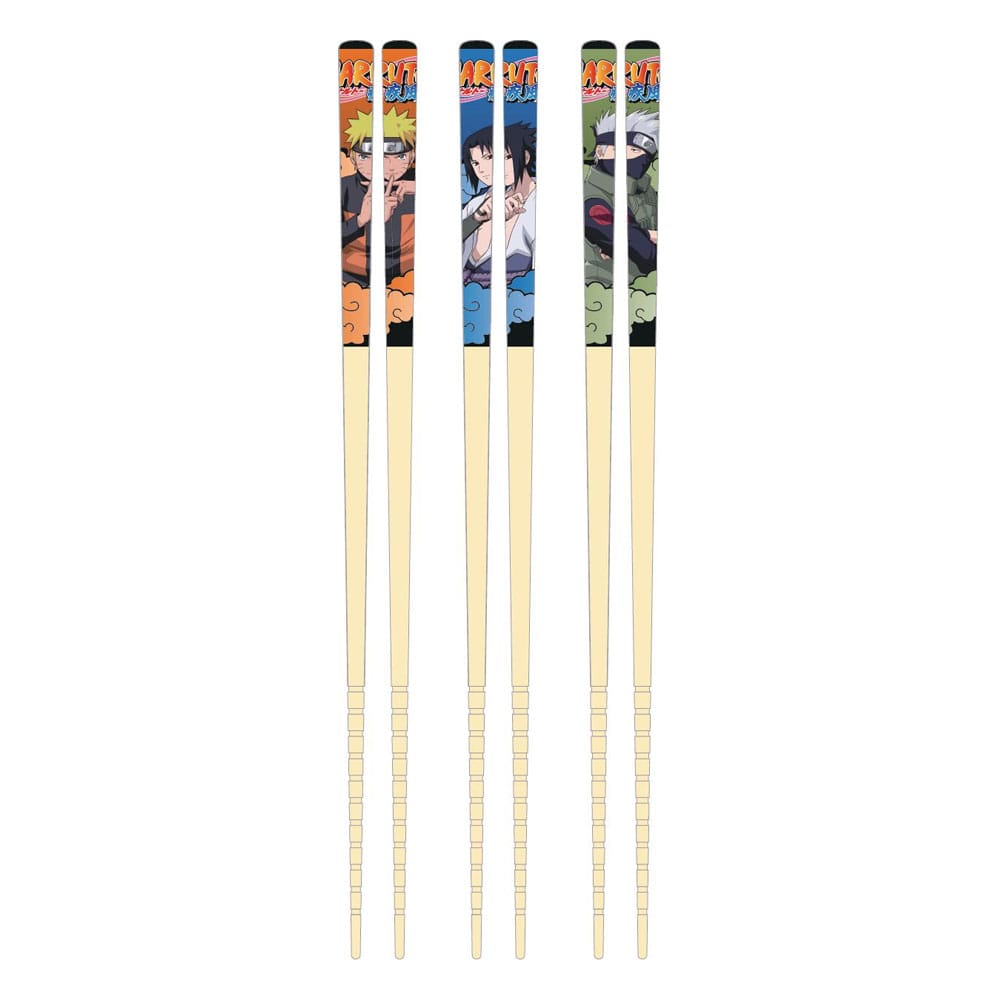 PRE ORDINE - Naruto Bamboo Chopsticks 3-Set Team 7