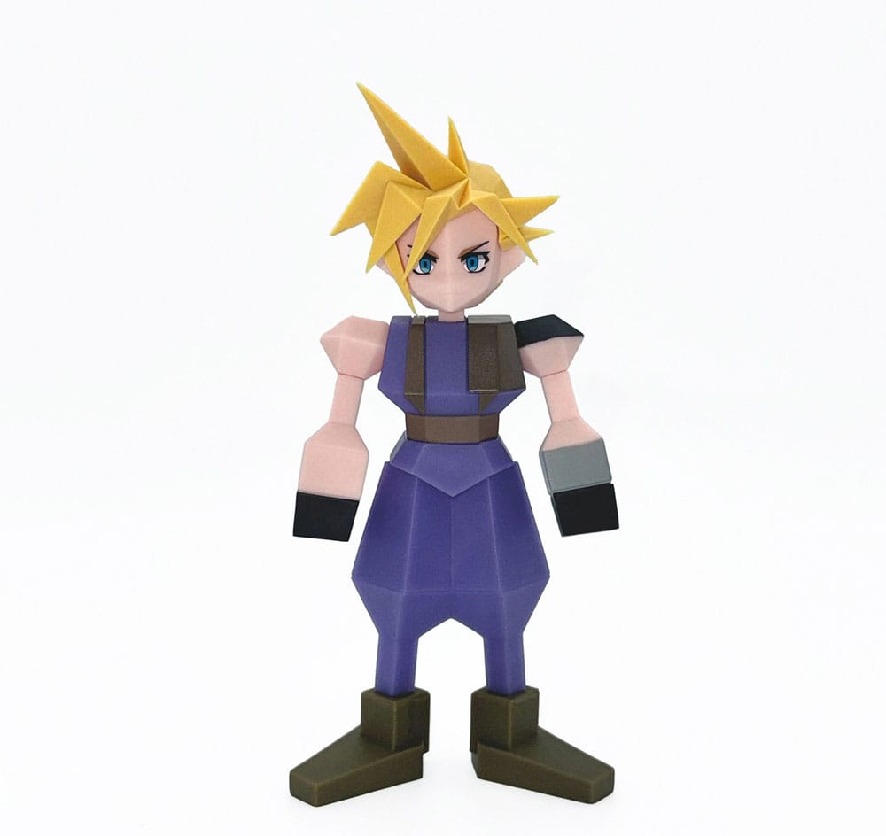 PRE ORDINE - Final Fantasy VII Polygon Vinyl Figure Cloud Strife 15 cm