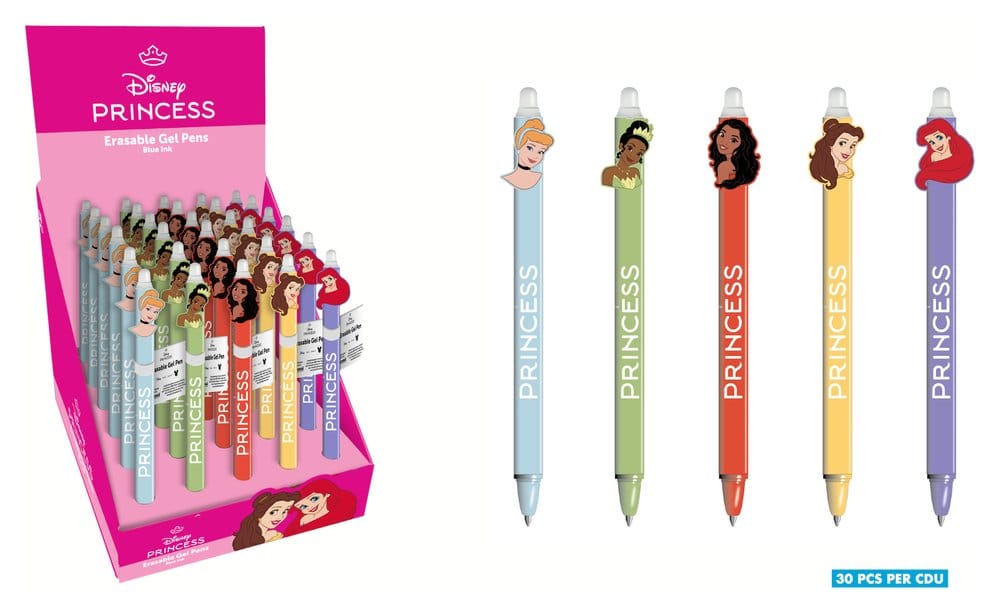 PRE ORDINE - Disney Princess Erasable Gel Pen Princesses Display (30)