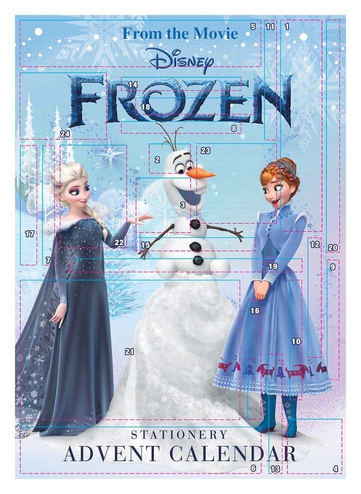 PRE ORDINE - Frozen Advent Calendar 2027 Display (8)