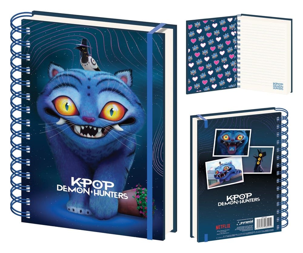 PRE ORDINE - KPop Demon Hunters 3D Wiro Notebook A5 Derpy Tiger