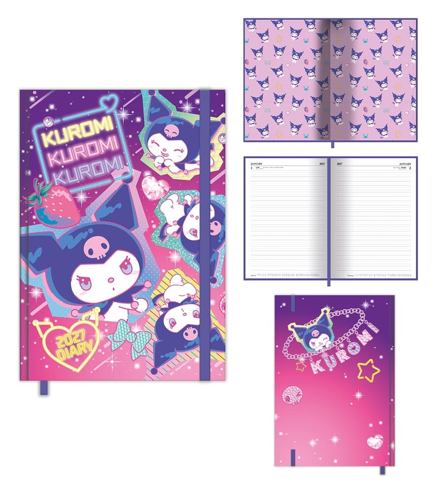 PRE ORDINE - Sanrio A5 DTP Diary 2027 Kuromi