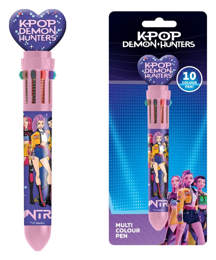 PRE ORDINE - KPop Demon Hunters Multi Colour Pen Hunter/X Display (8)