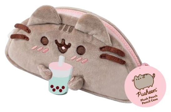PRE ORDINE - Pusheen Plush Pencil Case Sips Display (12)