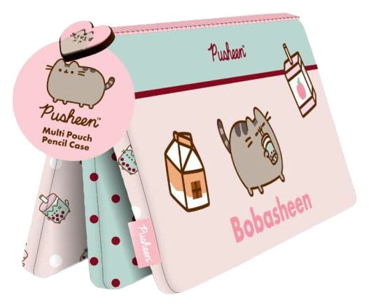 PRE ORDINE - Pusheen Multi-Pouch Pencil Case Sips Display (6)