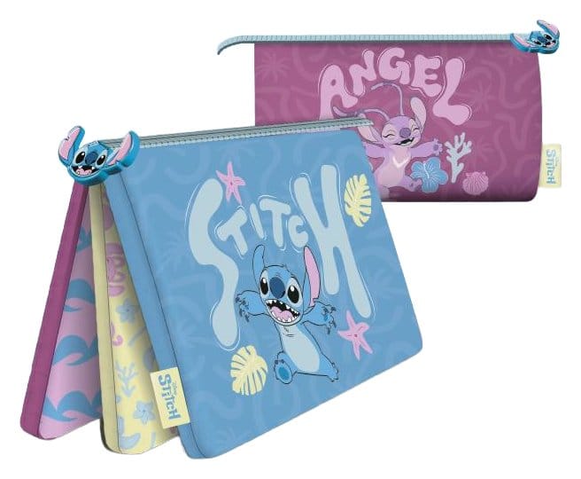 PRE ORDINE - Lilo & Stitch Multi-Pouch Pencil Case In The Sun Display (6)