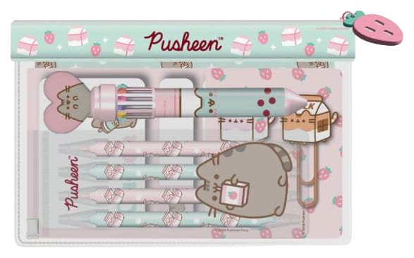 PRE ORDINE - Pusheen Pouch Stationery Set Sips