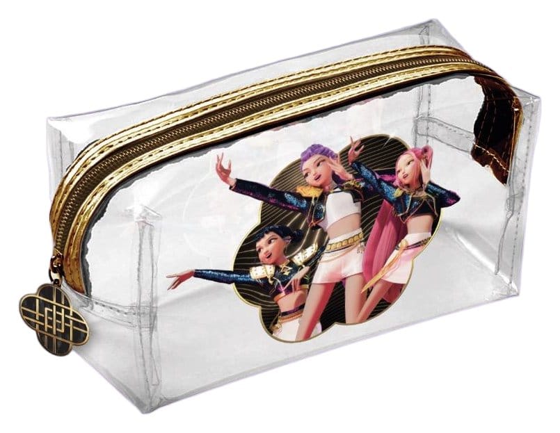 PRE ORDINE - KPop Demon Hunters Transparent Pencil Case Golden Display (6)