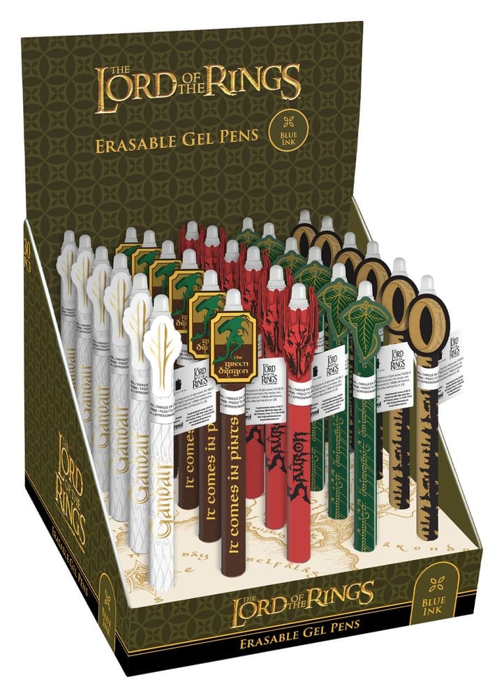PRE ORDINE - The Lord of the Rings Erasable Gel Pen Epic Journey Display (30)