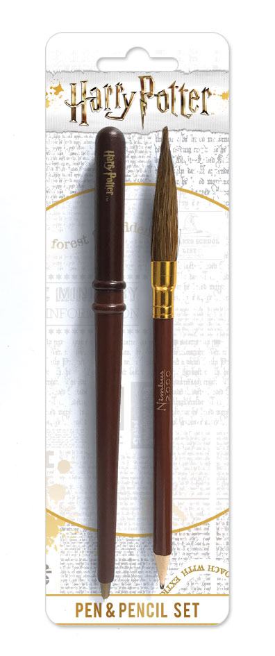 PRE ORDINE - Harry Potter 2-Piece Stationery Set Wand & Broom