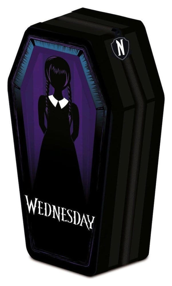 PRE ORDINE - Wednesday Coffin Shaped Pencil Case