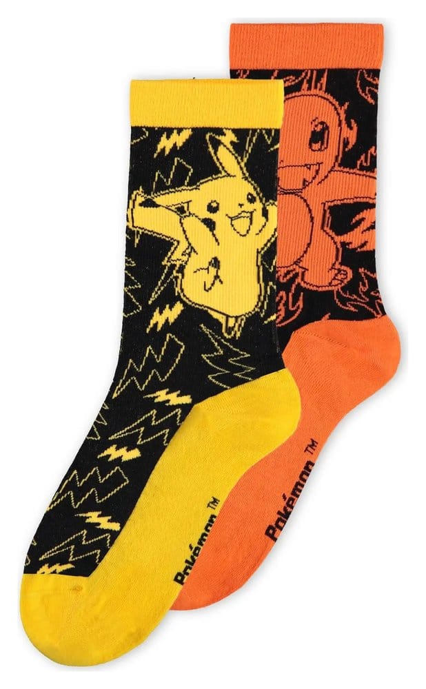 Pokémon Socks 2-Pack Crew 43-46