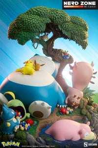 PRE ORDINE - SIDESHOW Pokémon Diorama Snorlax 33 cm