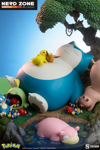 PRE ORDINE - SIDESHOW Pokémon Diorama Snorlax 33 cm