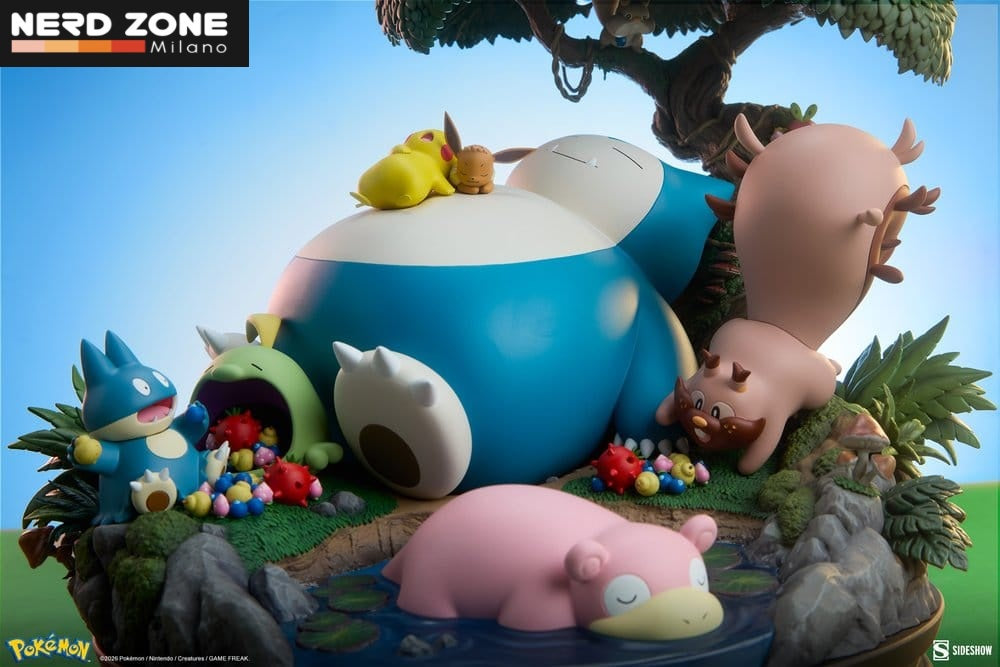 PRE ORDINE - SIDESHOW Pokémon Diorama Snorlax 33 cm