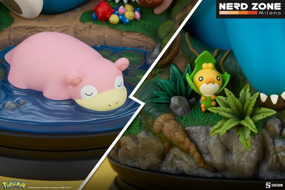 PRE ORDINE - SIDESHOW Pokémon Diorama Snorlax 33 cm