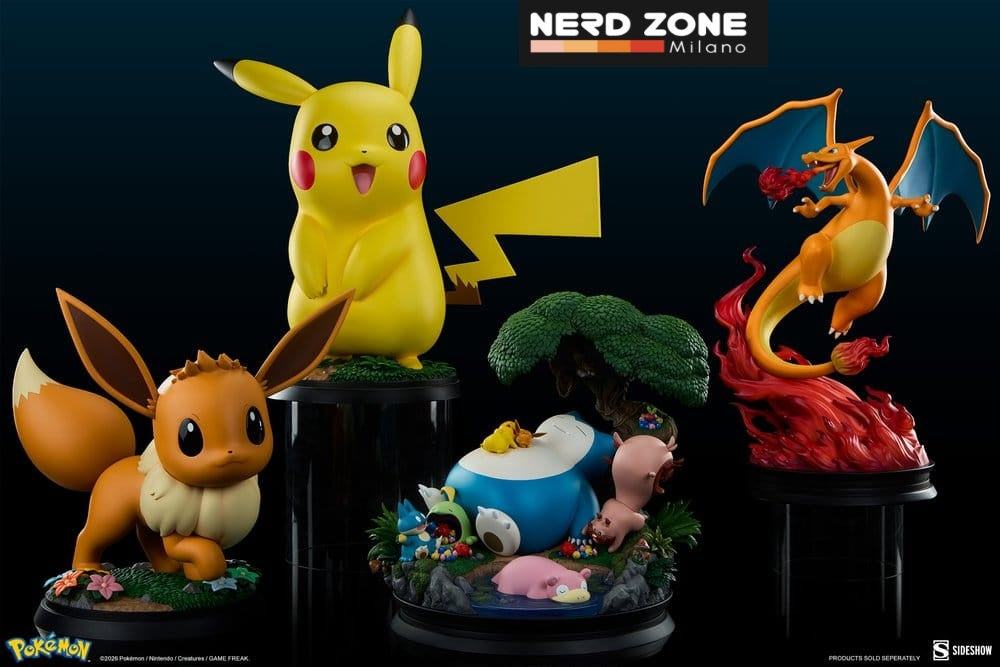 PRE ORDINE - SIDESHOW Pokémon Diorama Snorlax 33 cm