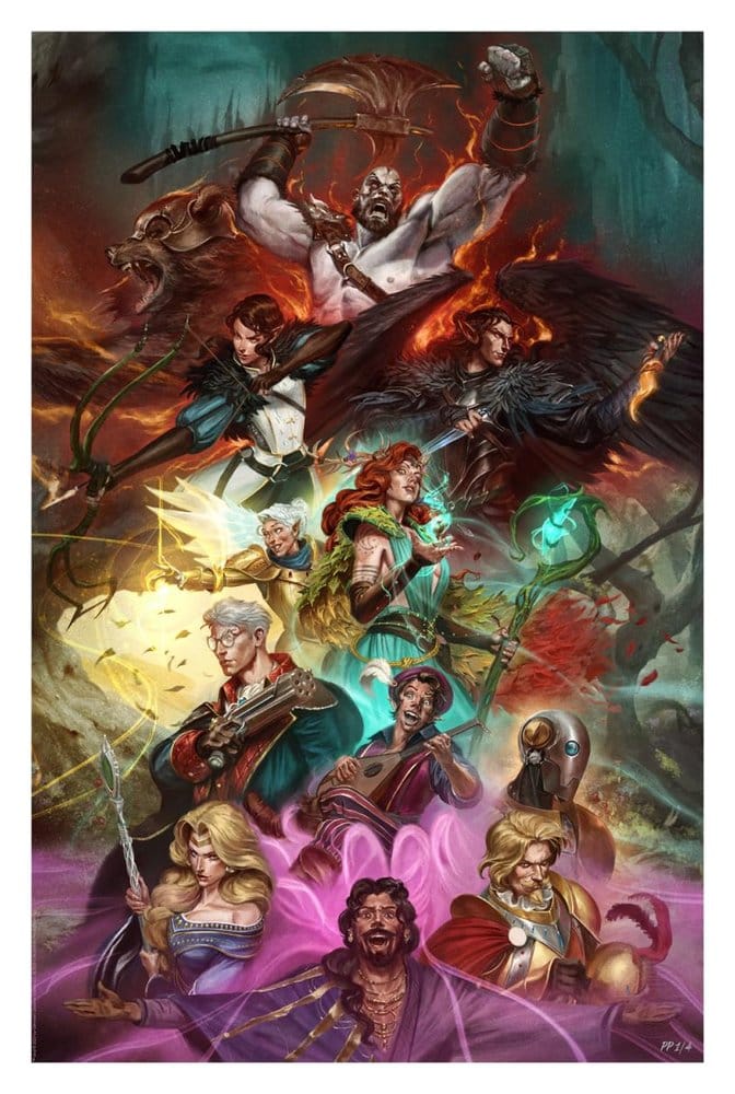 PRE ORDINE - Critical Role Art Print Vox Machina 41 x 61 cm - unframed