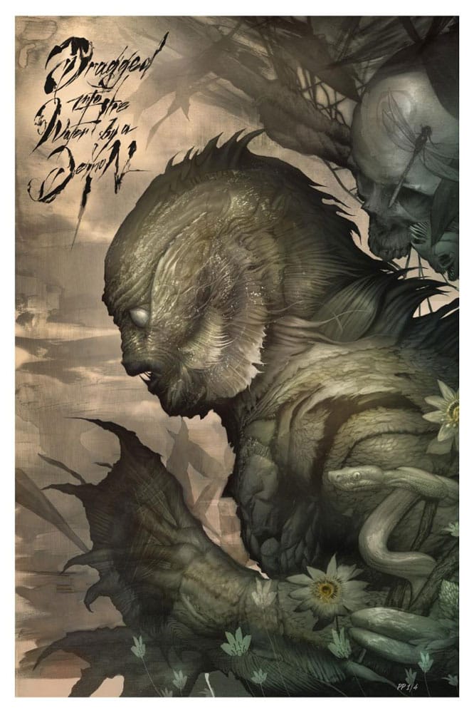 PRE ORDINE - The Creature from the Black Lagoon Art Print Creature from the Black Lagoon by Dan Quintana 61 x 41 cm - unframed