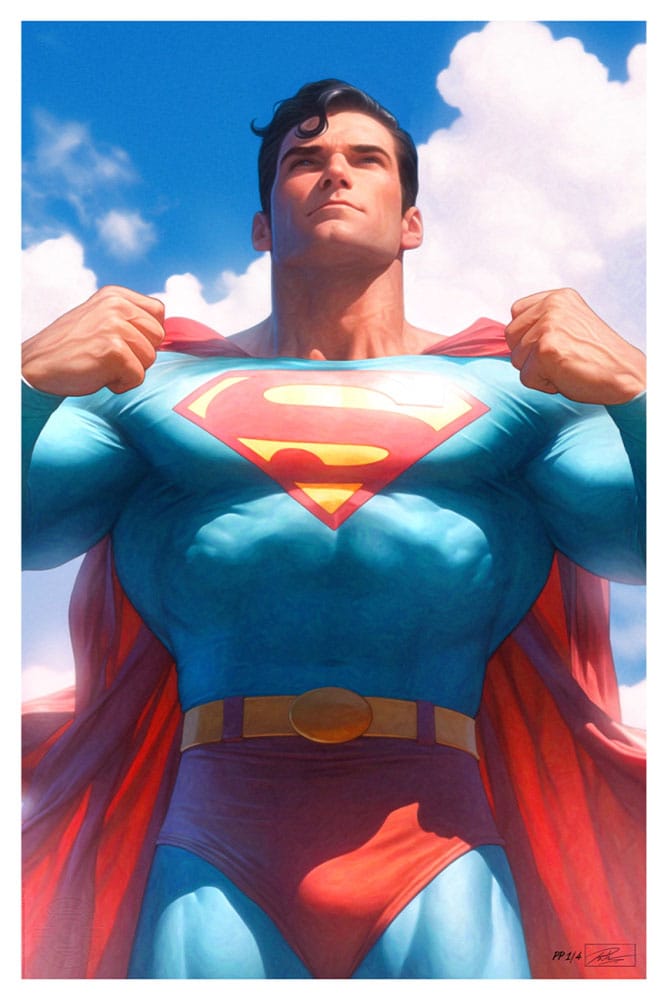 PRE ORDINE - DC Comics Art Print Justice League Trinity: Superman 61 x 41 cm - unframed