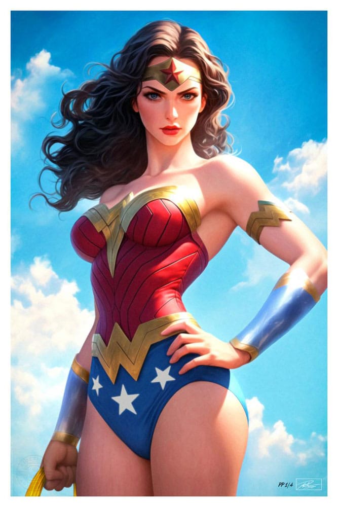 PRE ORDINE - DC Comics Art Print Justice League Trinity: Wonder Woman 61 x 41 cm - unframed
