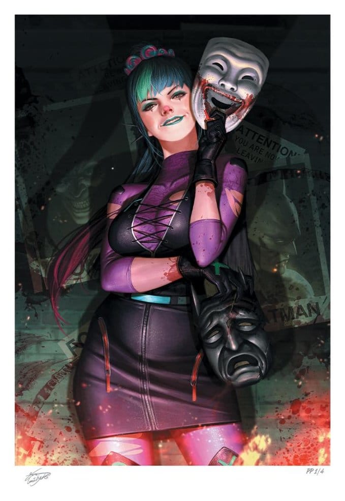 PRE ORDINE - DC Comics Art Print Punchline (The Joker 80th Anniversary 100-Page Super Spectacular #1 (2020)) 61 x 46 cm - unframed
