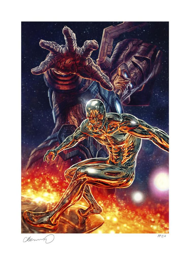 PRE ORDINE - Marvel Art Print Galactus and the Silver Surfer 61 x 41 cm - unframed