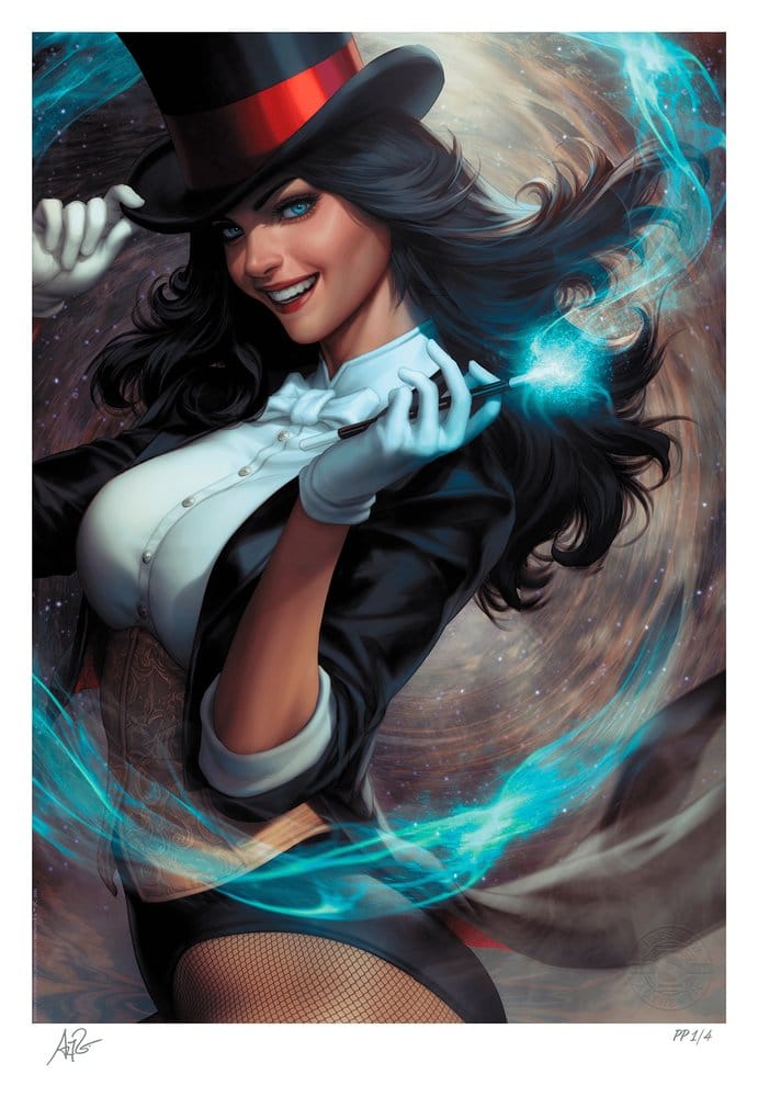 PRE ORDINE - DC Comics Fine Art Print Zatanna: Bring Down the House 46 x 61 cm - unframed