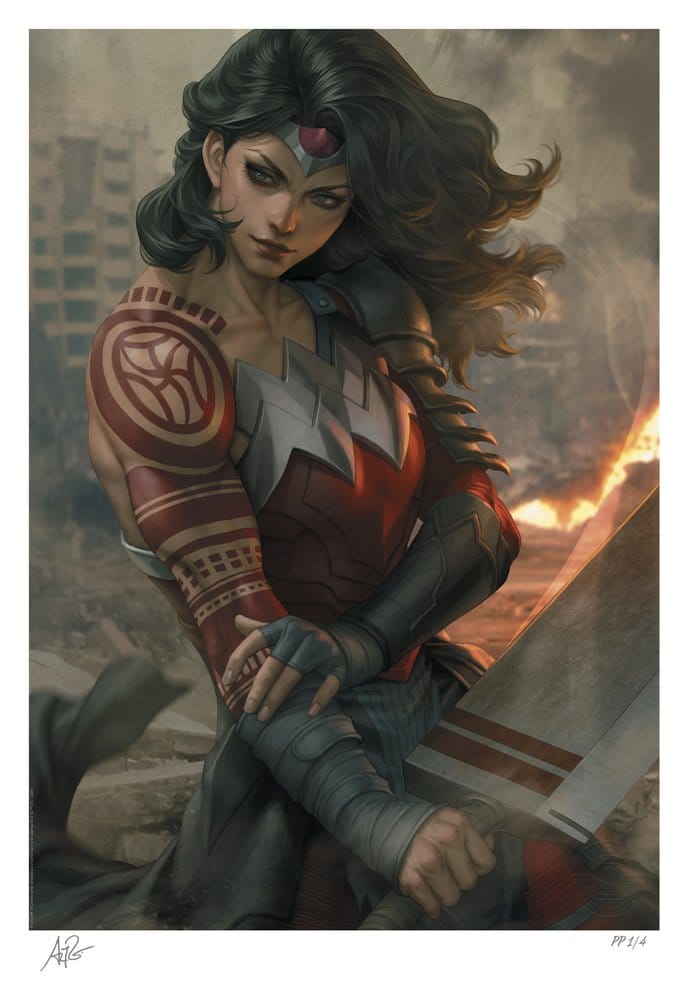 PRE ORDINE - DC Comics Fine Art Print Absolute Wonder Woman 46 x 61 cm - unframed