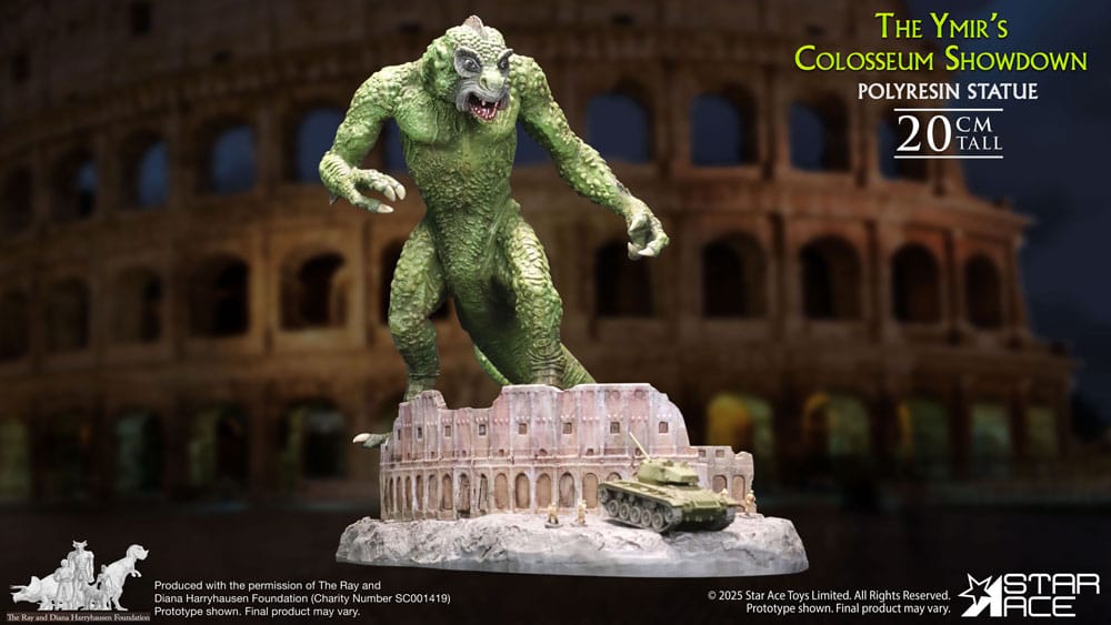 PRE ORDINE - Ray Harryhausen Diorama 1/8 The Ymir's Colosseum Showdown 20 cm