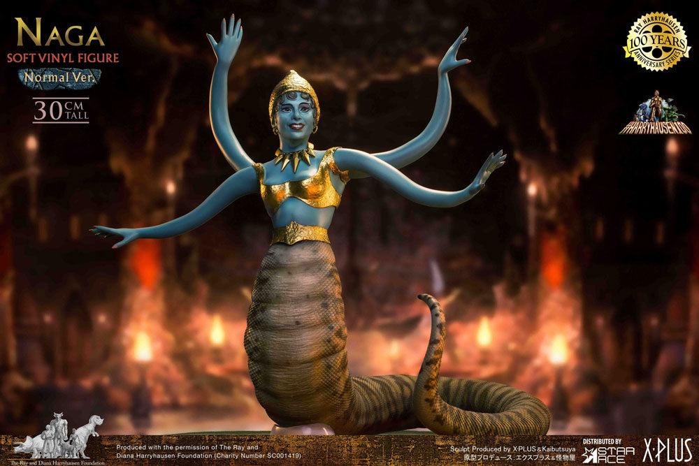 The 7th Voyage of Sinbad Soft Vinyl Statue Ray Harryhausen's Naga (Snake Woman) 31 cm