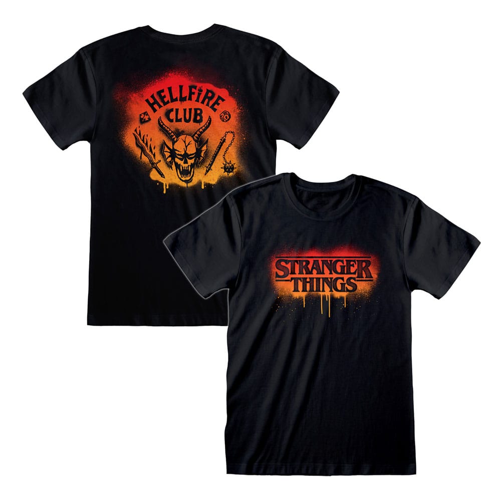 PRE ORDINE - Stranger Things T-Shirt Spray Paint Hellfire Size XL