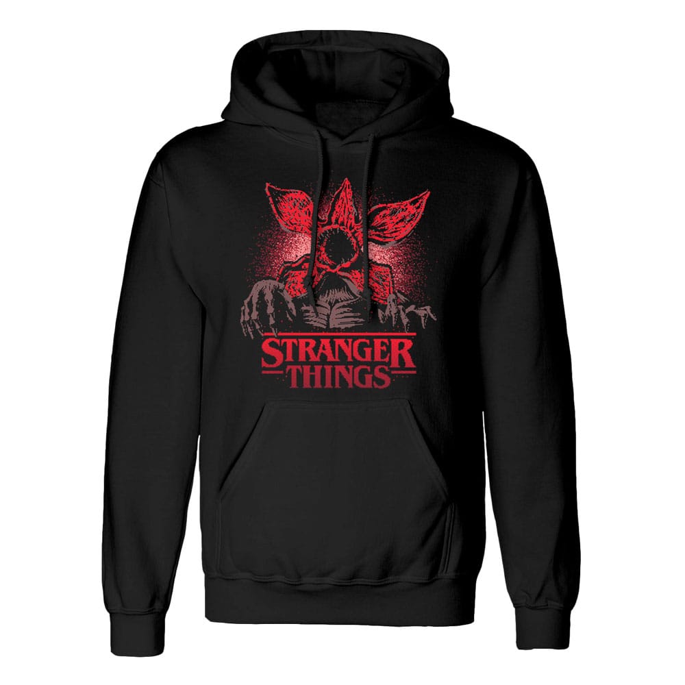 Stranger Things Hooded Sweater Pixel Demogorgon Size S