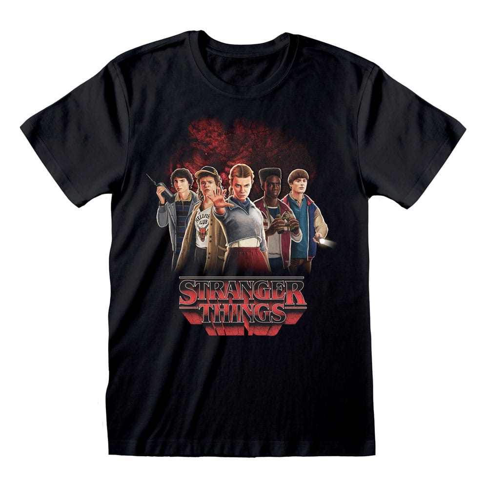 PRE ORDINE - Stranger Things T-Shirt Group with Vecna behind Size XL