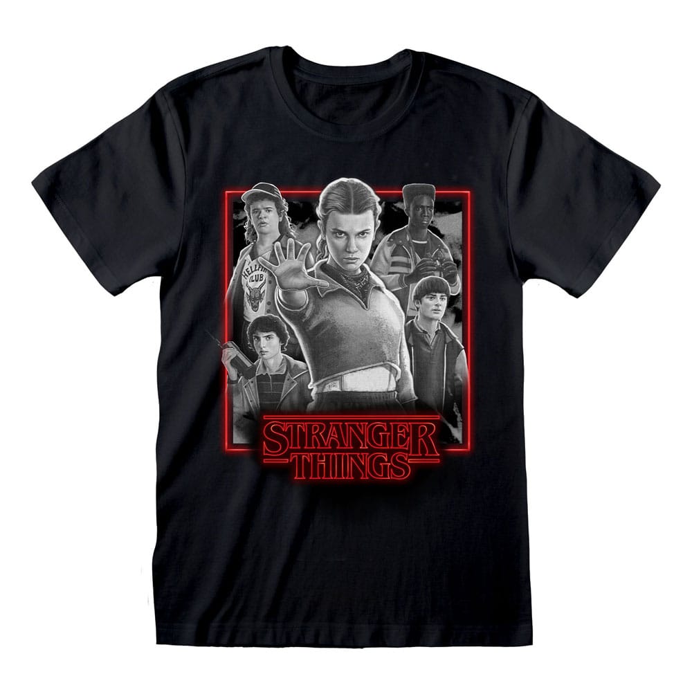 Stranger Things T-Shirt Group Artwork One Last Strange Adventure Colour Size S