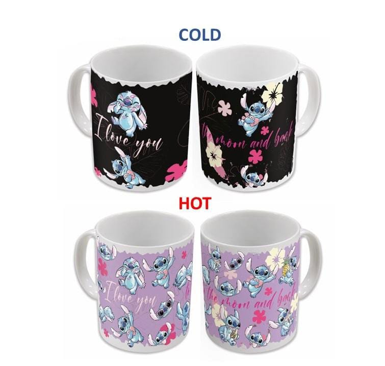 PRE ORDINE - Lilo & Stitch Heat Change Mug Stitch & Angel 325 ml