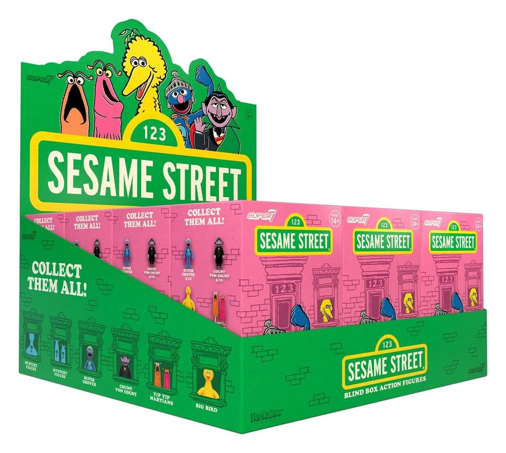 PRE ORDINE - Sesame Street Action Figure Blind Box Wave 2 Display (12)