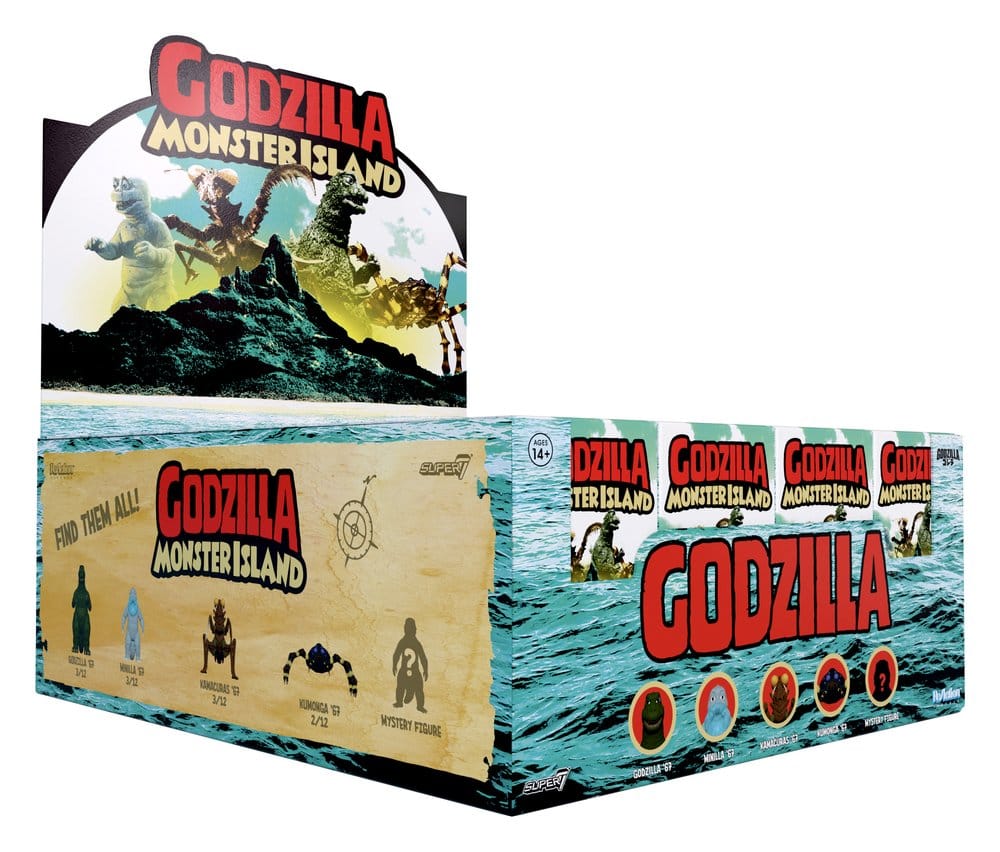 PRE ORDINE - Godzilla Toho (Monster Island) Action Figure Wave 13 Blind Box Display (12)