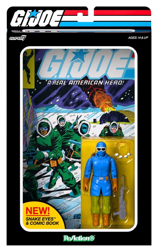 PRE ORDINE - G.I. Joe ReAction+ Action Figure Snake Eyes (Skybound Comic Box Series, Issue #2)