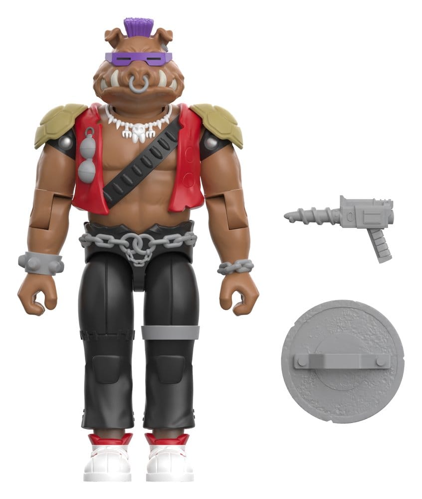 PRE ORDINE - Teenage Mutant Ninja Turtles ReAction+ Action Figure Wave 02 Bebop