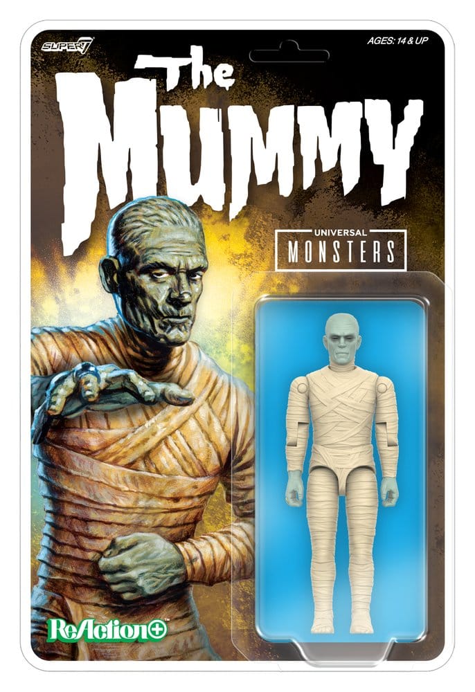 PRE ORDINE - Universal Monsters ReAction+ Action Figure Wave 02 The Mummy