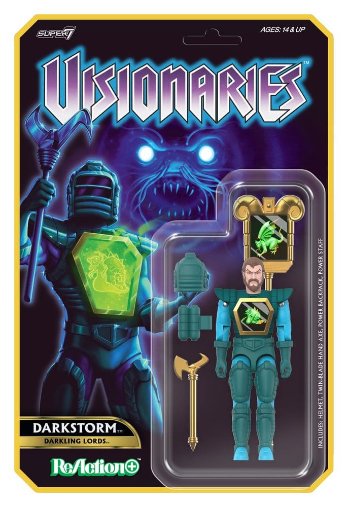 PRE ORDINE - Visionaries ReAction+ Action Figure Wave 01 Darkstorm