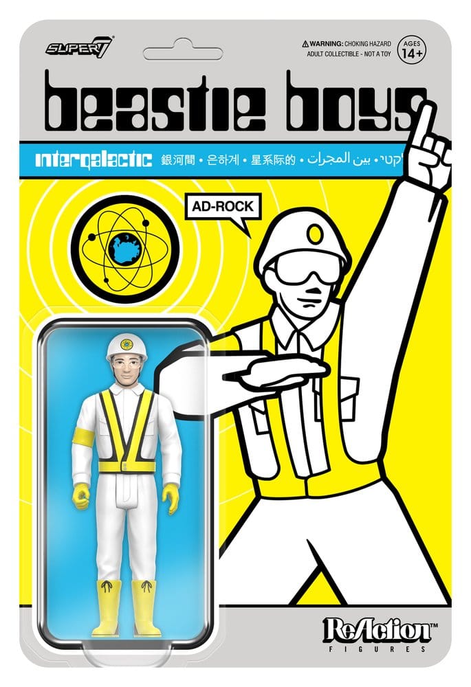 PRE ORDINE - Beastie Boys ReAction Action Figure Wave 04 Ad-Rock (Intergalactic Crossing Guard)